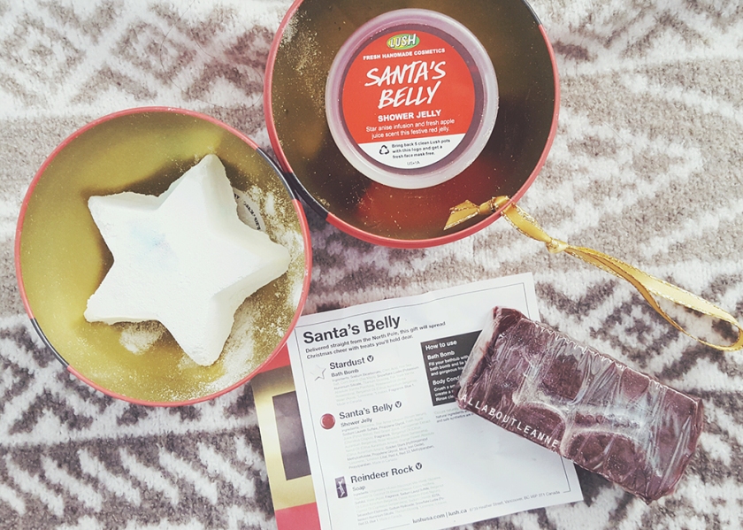 Lush Santa's Belly Gift Set Contents